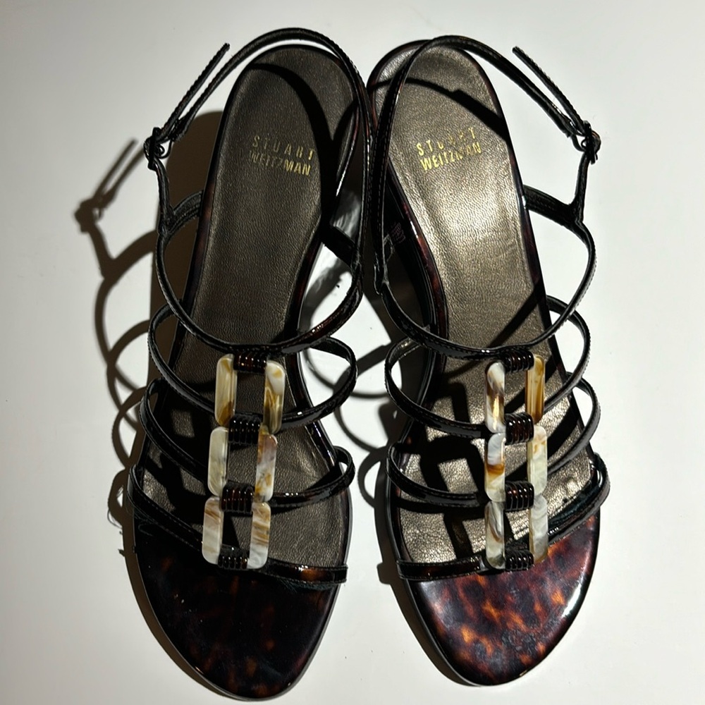 Stuart Weitzman Wedge Heel Sandals Size 10